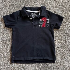 Arizona Jean Co Black Short Sleeve Polo Tee 5T